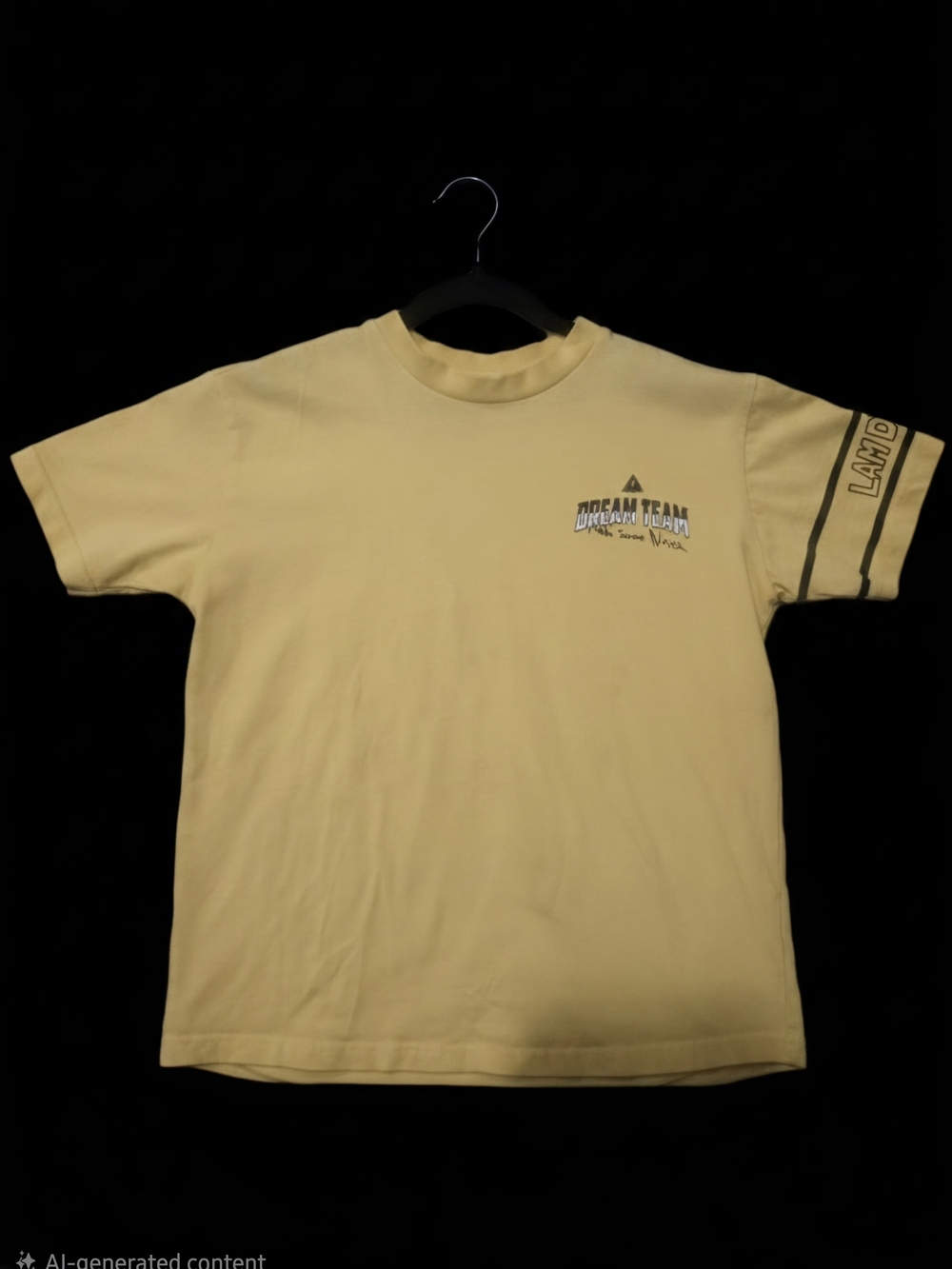Short Sleeve Tee in Pale Yellow